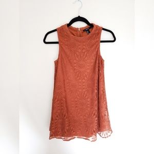 Lace Sunflower Tank Dress